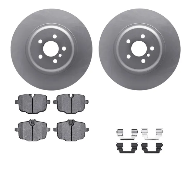 R1 Concepts WDUH1-31293 Carbon Series Brake Rotors W/ 5000 Oep Brake Pads & Hdw